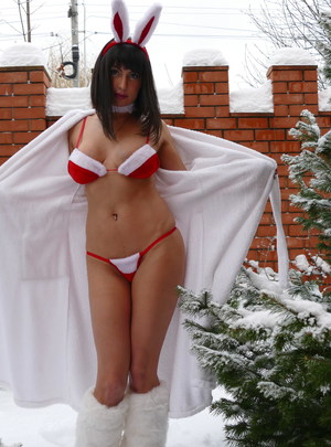 Mature.nl Naughty Mom Sharon is totally in the Christmas spirit mature xxx sex photo