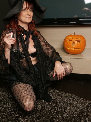 Mature.nl Its a naughty old and young lesbian halloween this year mature xxx sex photo