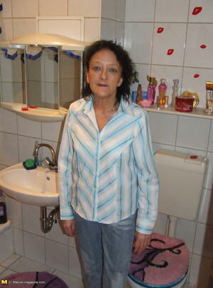 Mature.nl mature slut caught changing clothes in the bathroom mature xxx sex photo