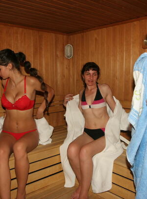 Mature.nl Mature women relaxing in a sauna mature xxx sex photo