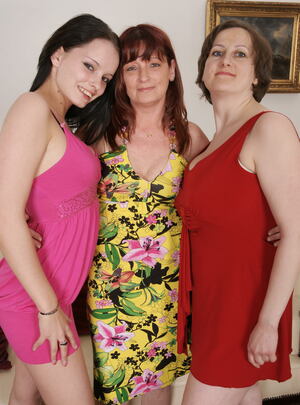 Mature.nl Three old and young lesbians love to get naughty mature xxx sex photo